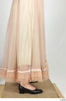  Photos Woman in historical Celebration dress Historical Clothing leg lower body pink dress 0007.jpg